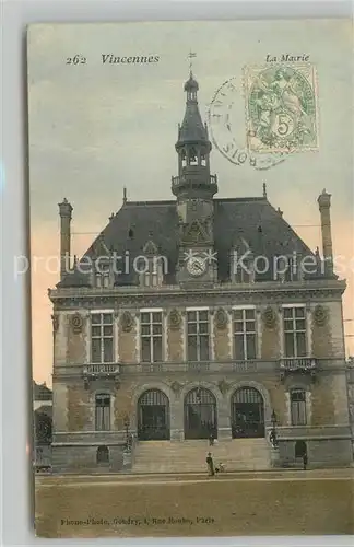AK / Ansichtskarte Vincennes La Mairie Vincennes