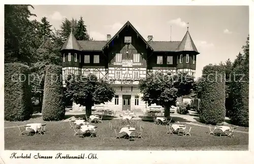 AK / Ansichtskarte Krottenmuehl Hotel Simssee Krottenmuehl