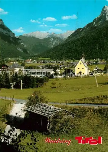 AK / Ansichtskarte Waidring_Tirol Panorama Blick gegen Reiter Alpen Waidring Tirol