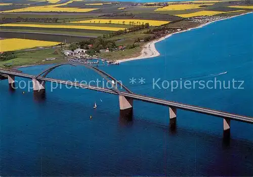 AK / Ansichtskarte Fehmarnsundbruecke Fliegeraufnahme 