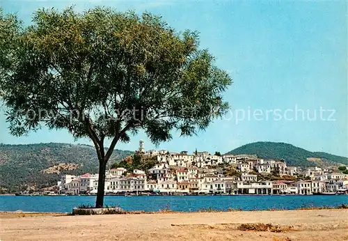 AK / Ansichtskarte Poros Uferpartie am Meer Poros