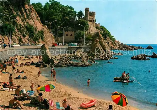 AK / Ansichtskarte Lloret_de_Mar La playa Strand Lloret_de_Mar