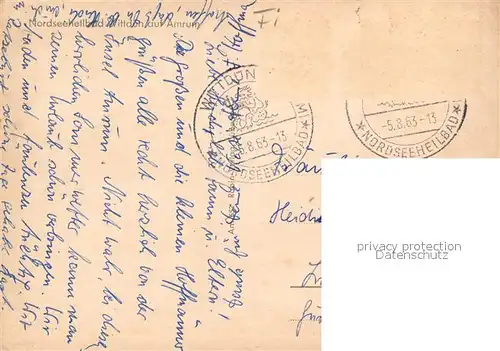 AK / Ansichtskarte Wittduen_Amrum Nordseeheilbad Fliegeraufnahme Wittduen Amrum