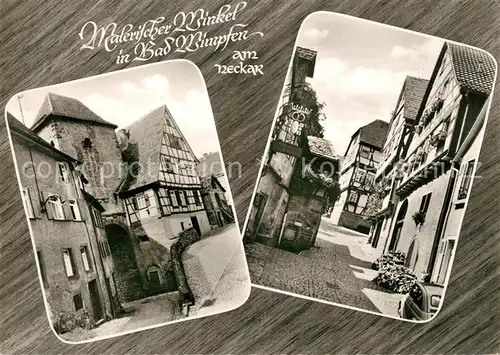 AK / Ansichtskarte Bad_Wimpfen Malerischer Winkel Altstadt Bad_Wimpfen