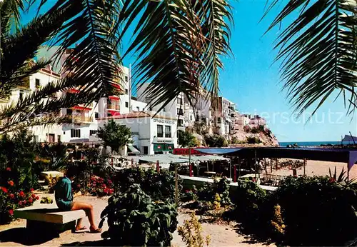 AK / Ansichtskarte Benidorm Strandpromenade Park Benidorm