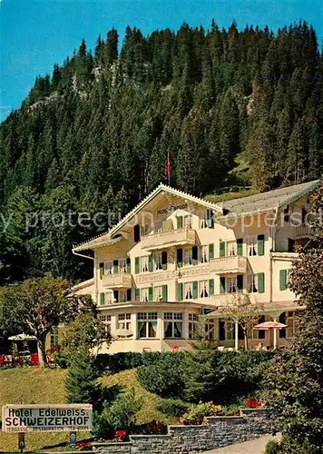 AK / Ansichtskarte Adelboden Hotel Edelweiss Schweizerhof Adelboden