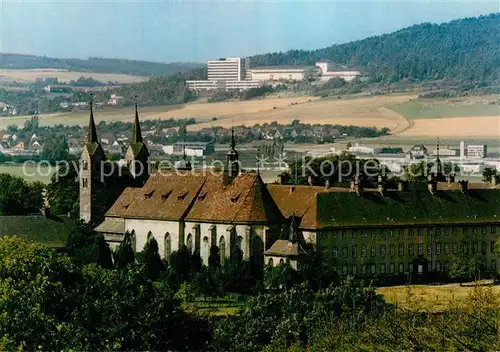 AK / Ansichtskarte Hoexter_Weser Schloss Corvey Weserberglandklinik Hoexter Weser