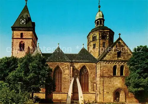 AK / Ansichtskarte Hameln_Weser Muensterkirche Hameln Weser