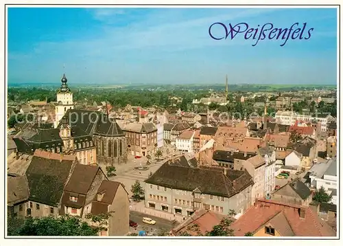 AK / Ansichtskarte Weissenfels_Saale Kirche Marktplatz Weissenfels_Saale