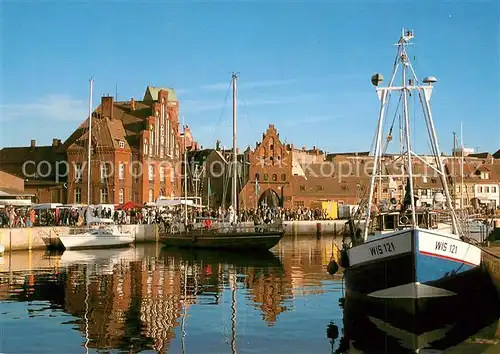 AK / Ansichtskarte Wismar_Mecklenburg Stadthafen Wismar_Mecklenburg