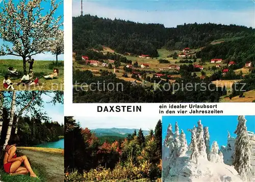 AK / Ansichtskarte Daxstein Panorama Fruehling Sommer Herbst Winter Daxstein