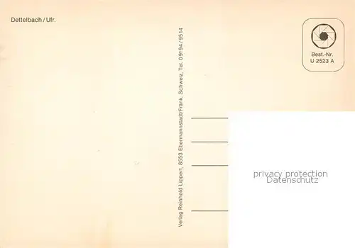 AK / Ansichtskarte Dettelbach Stadtansicht Dettelbach