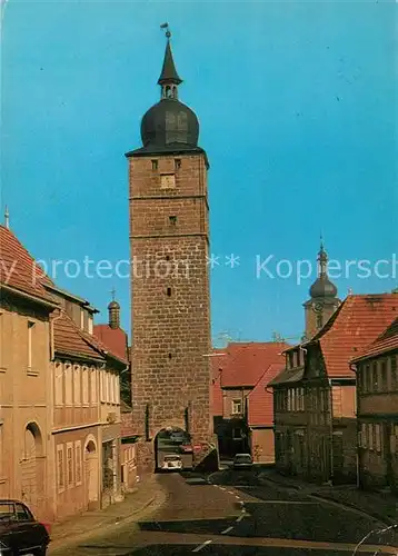 AK / Ansichtskarte Ebern Stadttor Turm  Ebern