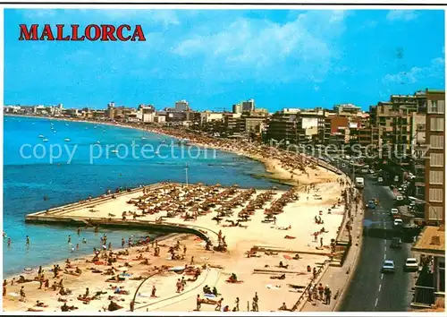 AK / Ansichtskarte Arenal_Mallorca Fliegeraufnahme Strand Arenal Mallorca