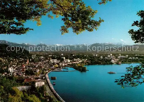 AK / Ansichtskarte Bregenz_Bodensee Fliegeraufnahme Bregenz Bodensee