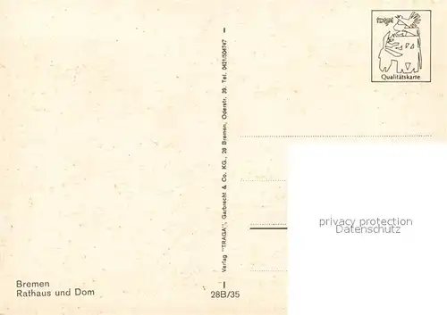 AK / Ansichtskarte Bremen Dom Rathaus  Bremen