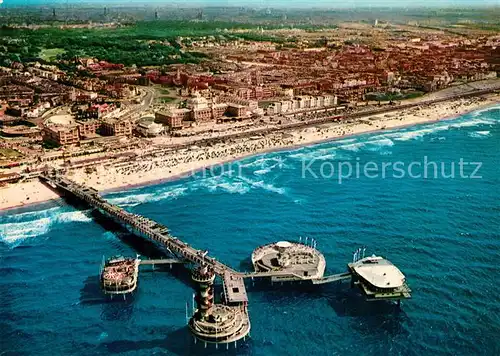 AK / Ansichtskarte Scheveningen Fliegeraufnahme Pier Scheveningen