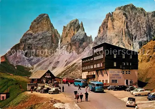AK / Ansichtskarte Passo_Sella Hotel Maria Flora Passo_Sella
