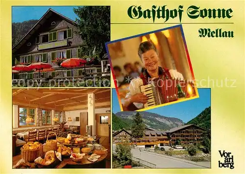 AK / Ansichtskarte Mellau_Vorarlberg Gasthof Sonne  Mellau_Vorarlberg