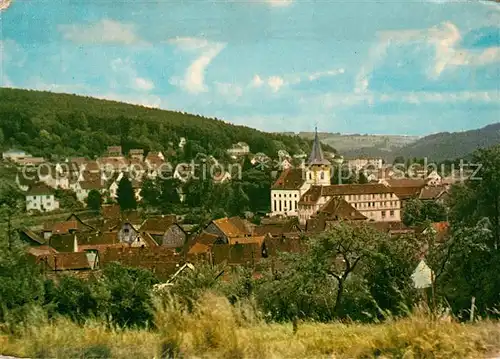 AK / Ansichtskarte Bad_Koenig_Odenwald Ortsansicht mit Kirche Bad_Koenig_Odenwald