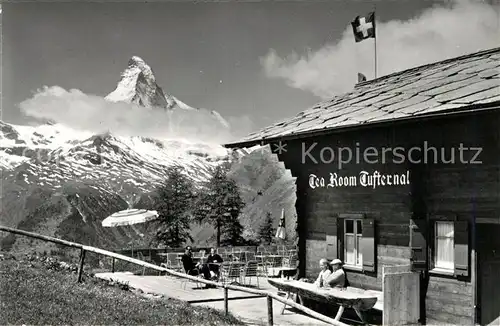 AK / Ansichtskarte Zermatt_VS Tea Room Tufternalp Zermatt_VS