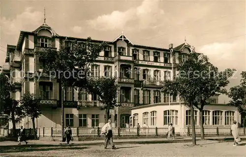 AK / Ansichtskarte Ahlbeck_Ostseebad FDGB Erholungsheim Kurt Buerger Haus I Ahlbeck_Ostseebad