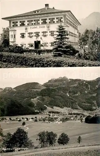 AK / Ansichtskarte Aschau_Chiemgau Hotel Post Aschau Chiemgau