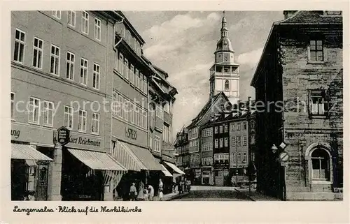 AK / Ansichtskarte Langensalza_Bad Marktkirche Langensalza_Bad