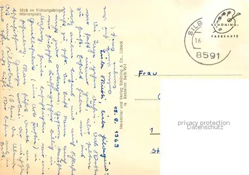 AK / Ansichtskarte Selb Marienplatz Selb