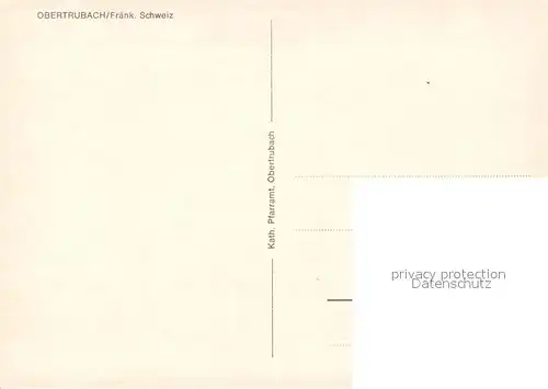 AK / Ansichtskarte Obertrubach Ortsansicht Obertrubach
