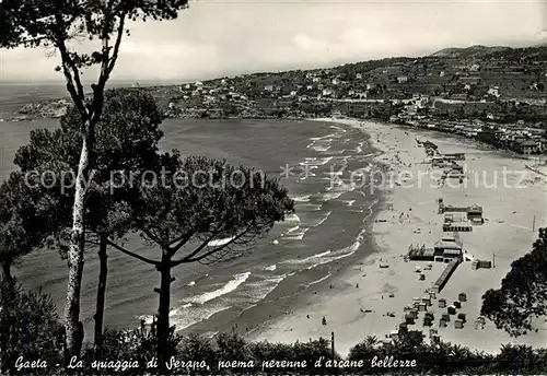 AK / Ansichtskarte Gaeta La spiaggia di Serapo poema perenne darcane bellezze Gaeta