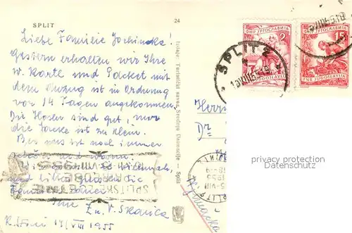 AK / Ansichtskarte Split_Spalato Uferpromenade Split_Spalato