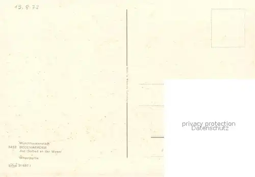 AK / Ansichtskarte Bodenwerder Weserpartie Ausflugsschiffe Bodenwerder