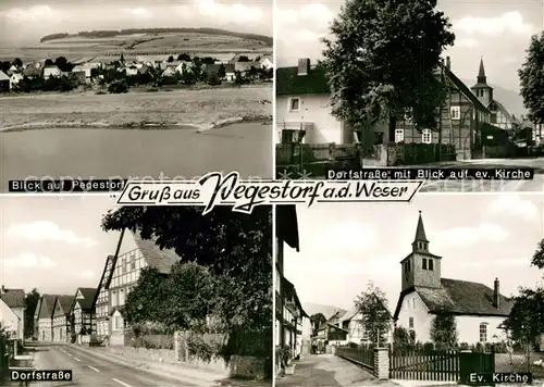 AK / Ansichtskarte Pegestorf Panorama Dorfstrasse Ev Kirche Pegestorf