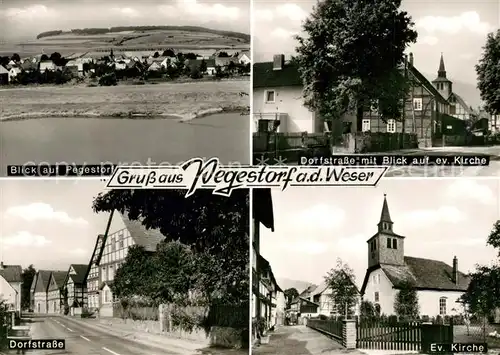 AK / Ansichtskarte Pegestorf Panorama Dorfstrasse Ev Kirche Pegestorf