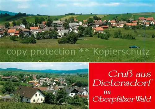 AK / Ansichtskarte Dietersdorf_Schoensee Panorama Dietersdorf Schoensee