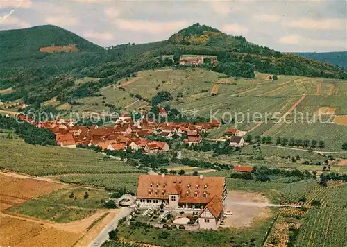 AK / Ansichtskarte Albersweiler Hotel Leinsweiler Hof Fliegeraufnahme Albersweiler