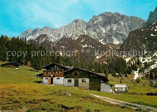 AK / Ansichtskarte Kufstein_Tirol Kaindlhuette am Steinberg mit Scheffler und Wildem Kaiser Kufstein_Tirol