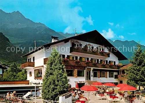 AK / Ansichtskarte Partschins_Merano_Suedtirol Hotel Cafe Panorama Partschins_Merano