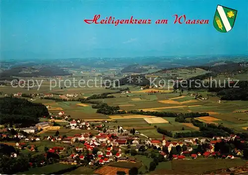 AK / Ansichtskarte Heiligenkreuz_Waasen Fliegeraufnahme Heiligenkreuz Waasen