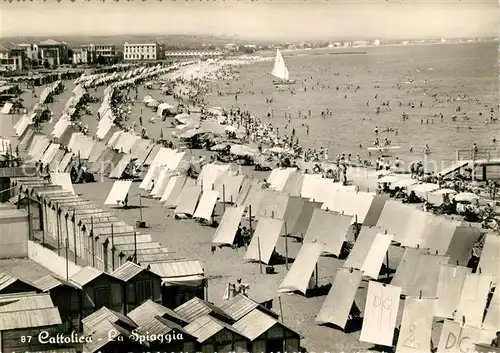 AK / Ansichtskarte Cattolica La Spiaggia Cattolica