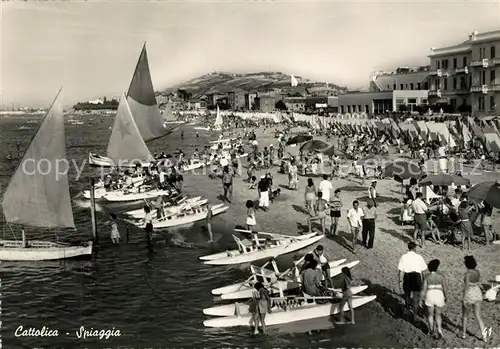 AK / Ansichtskarte Cattolica Spiaggia Cattolica