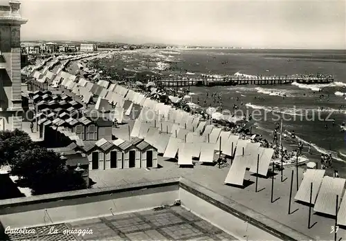 AK / Ansichtskarte Cattolica La spiaggia Cattolica