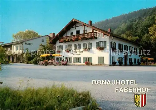 AK / Ansichtskarte Haibach_Schaerding Donauhotel Faberhof Haibach Schaerding