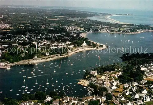 AK / Ansichtskarte Benodet Embouchure de lOdet entre Sainte Marine et Benodet Vue aerienne Benodet