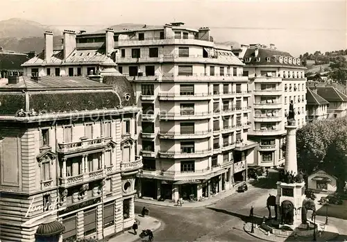 AK / Ansichtskarte Chambery_Savoie Boulevard de la Colonne et la Fontaine des Elephants  Chambery Savoie