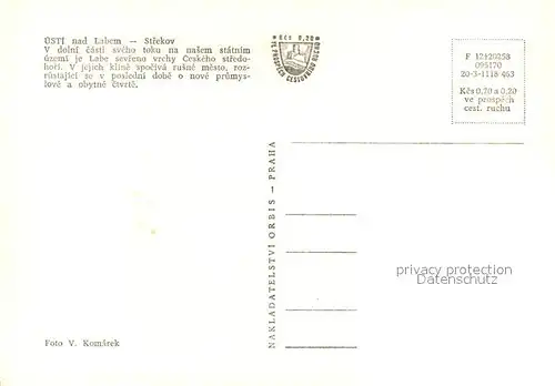 AK / Ansichtskarte Usti_nad_Labem Strekov Usti_nad_Labem
