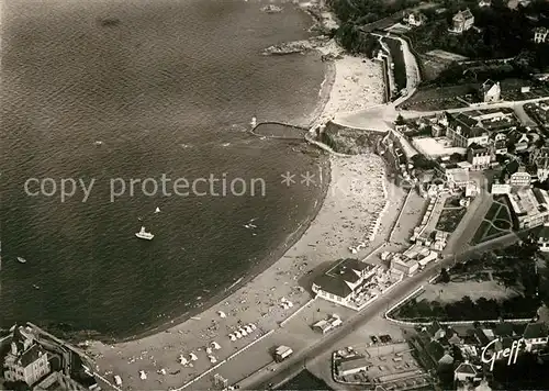 AK / Ansichtskarte Saint Quay Portrieux Vue aerienne Les Plages La Piscine et le Casino Saint Quay Portrieux