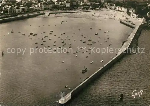 AK / Ansichtskarte Saint Quay Portrieux Vue aerienne La Jetee et le Port Saint Quay Portrieux