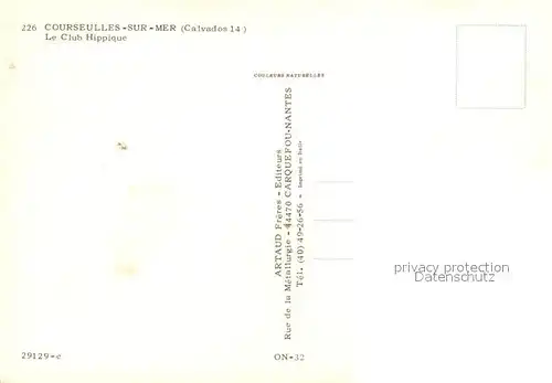 AK / Ansichtskarte Courseulles sur Mer Le Club Hippique Vue aerienne Courseulles sur Mer